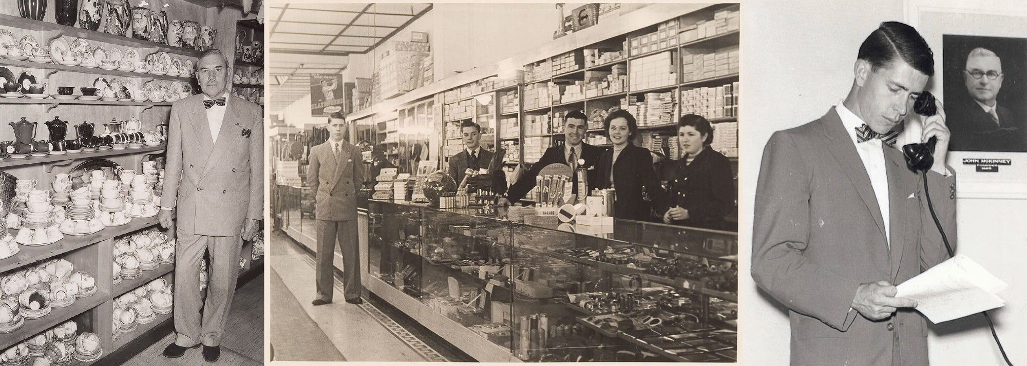 Kenneth McKinney. John McKinney (Junior) and staff 1952. John McKinney (Junior).
